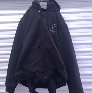 Men's Bull-it Jeans motorcycle  Cotton Hoodie XL